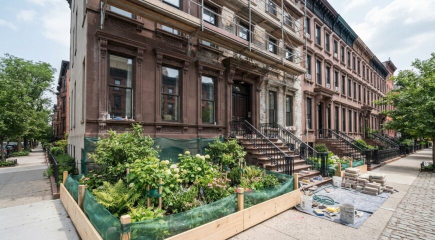 How to Protect Plants During Facade Restoration: A Practical Guide