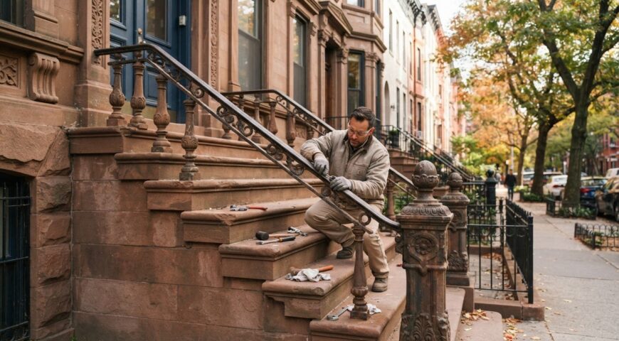 NYC Brownstone Stoop Repair
